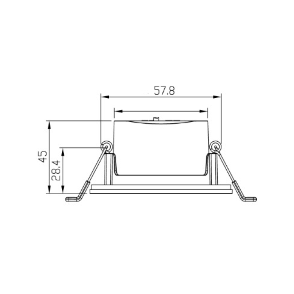 DOWNLIGHT REDONDO CCT 4,5W 470LM IP65 50º Ø88mm LED7