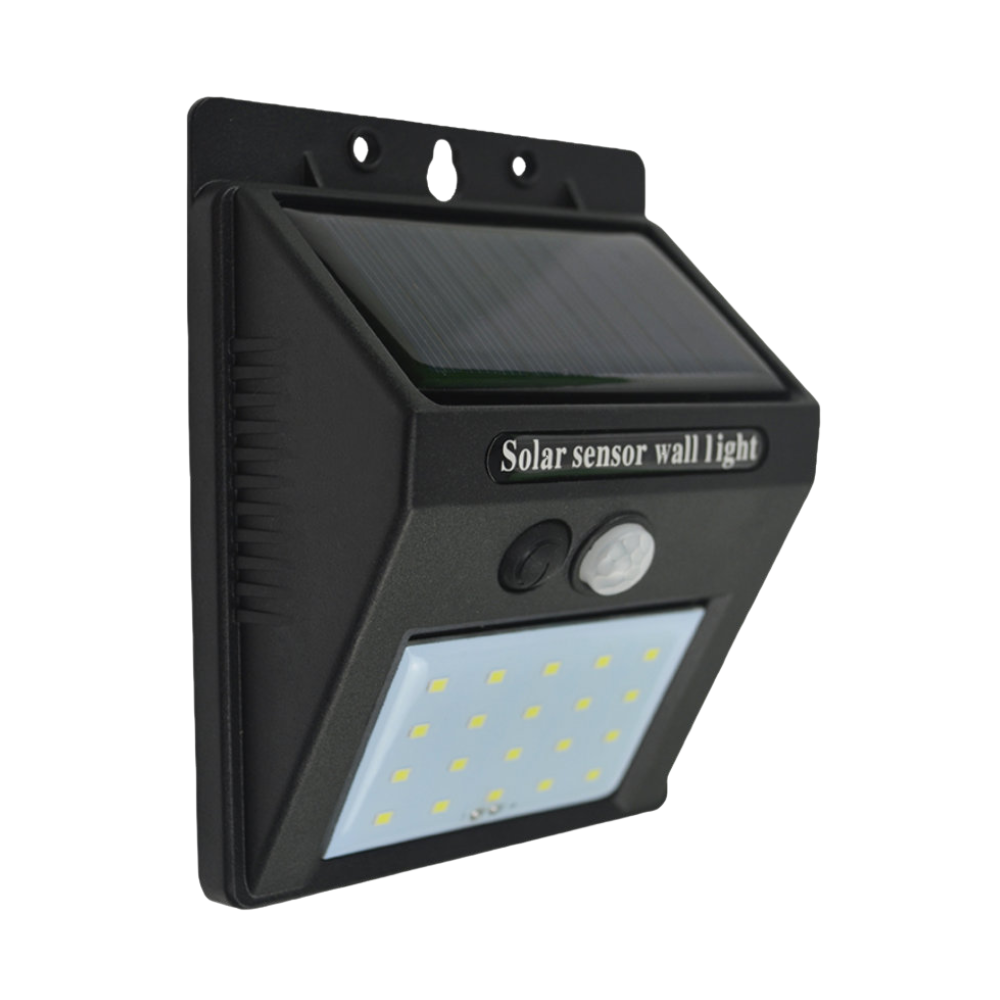 Aplique Solar P/ Parede Com Sensor 20W 200LM 6400K IP65