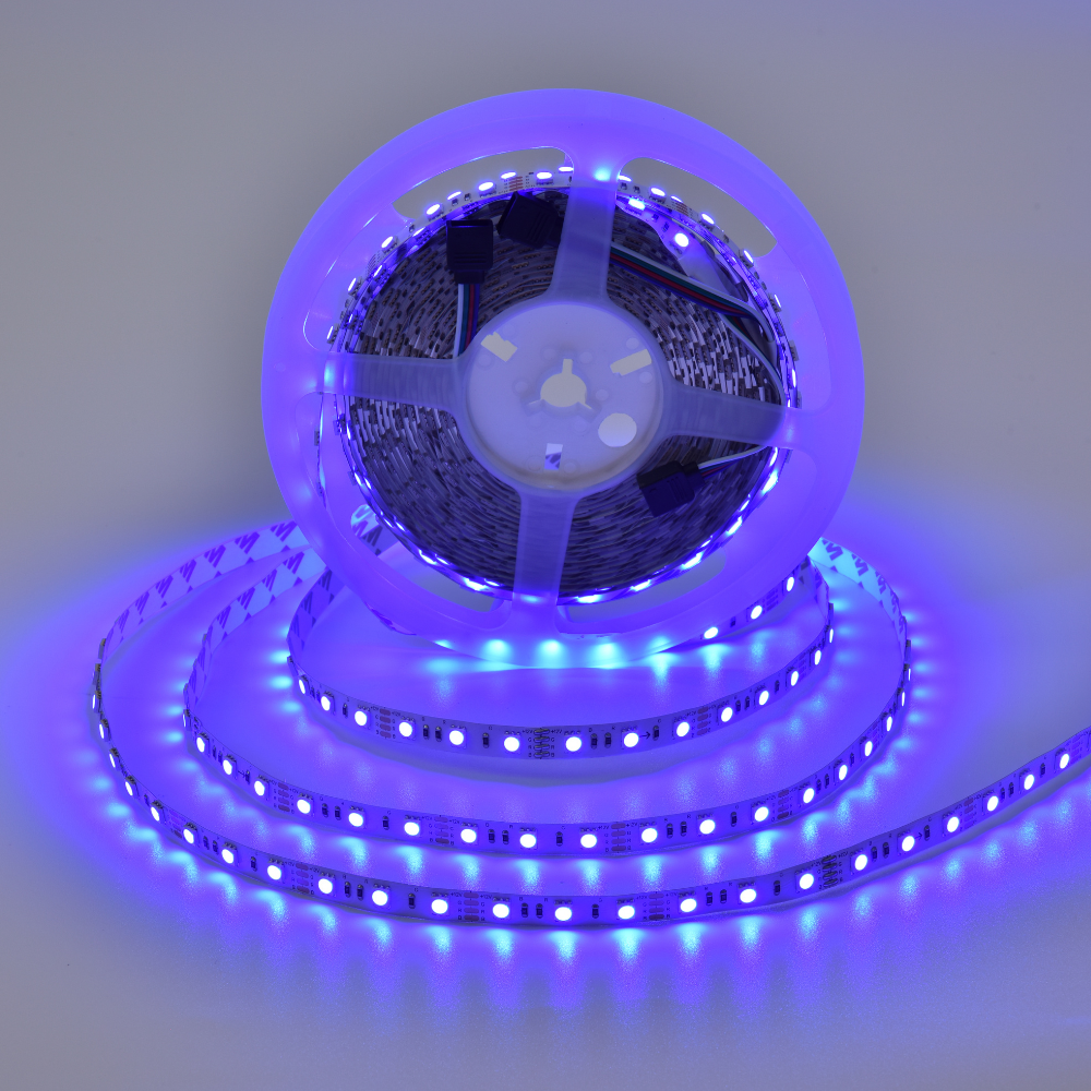 Fita LED RGB 5050 60Leds/M 12W 700LM 10MM 12V 5M IP20 LED7
