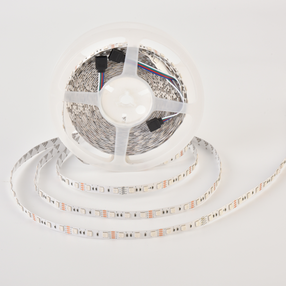 Fita LED RGB 5050 60Leds/M 12W 700LM 10MM 12V 5M IP20 LED7