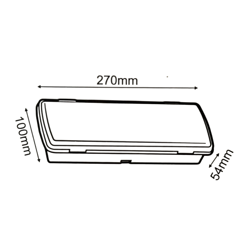 Luz de Emergência 5W 4000K 150LM IP65 Permanente/Não Permanente LED7