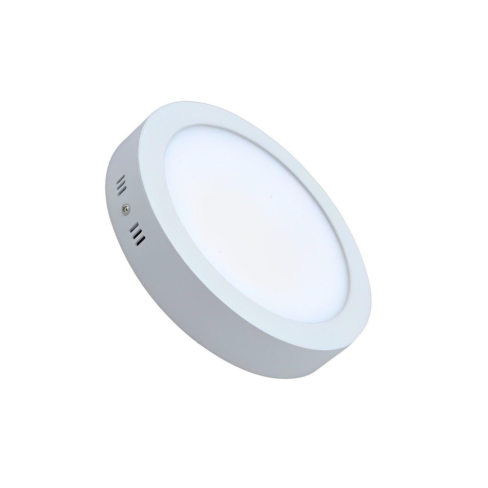 Plafon Redondo Saliente Branco 6W 450lm Ø120mm - iLed7.com
