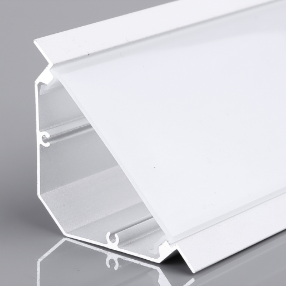 Perfil de Alumínio Triangular c/ Tampa 4545 2Metros p/ Fita LED - iLed7.com