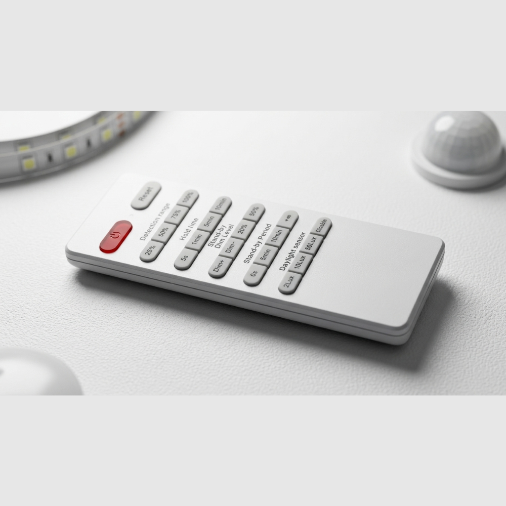 Sensor para Campânula LED Série HB com Comando – Controlo de Movimento
