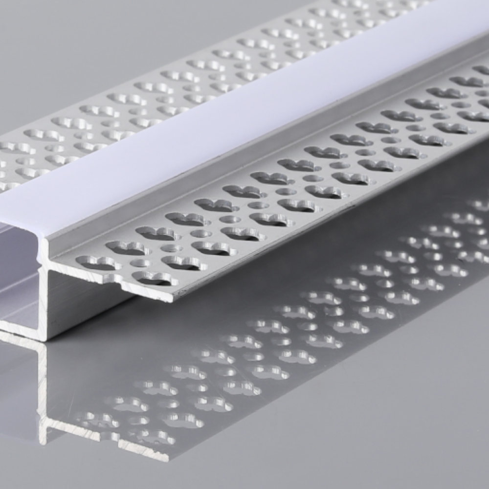 Perfil de Alumínio c/ Tampa 5615 2Metros p/ Fita LED - iLed7.com