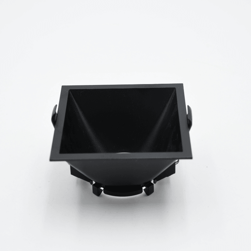 Aro Quadrado Downlight p/ Lâmpadas GU10 - iLed7.com