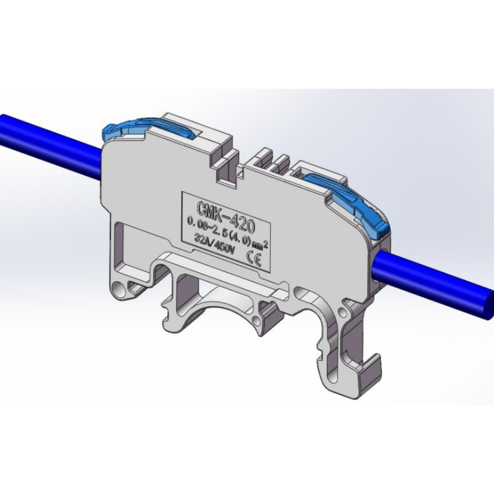 Ligador De Encaixe Rápido Tipo Barramento 0,08-4mm² 450V 32A
