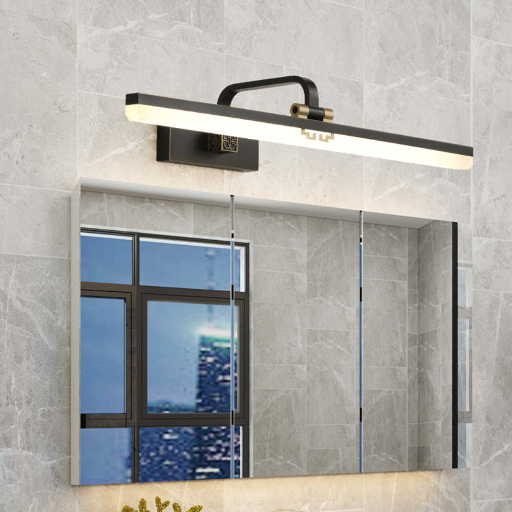 Aplique para Espelho de Estilo Oriental 30W 3000K 72CM 7230 COBRE+PVC - iLed7.com