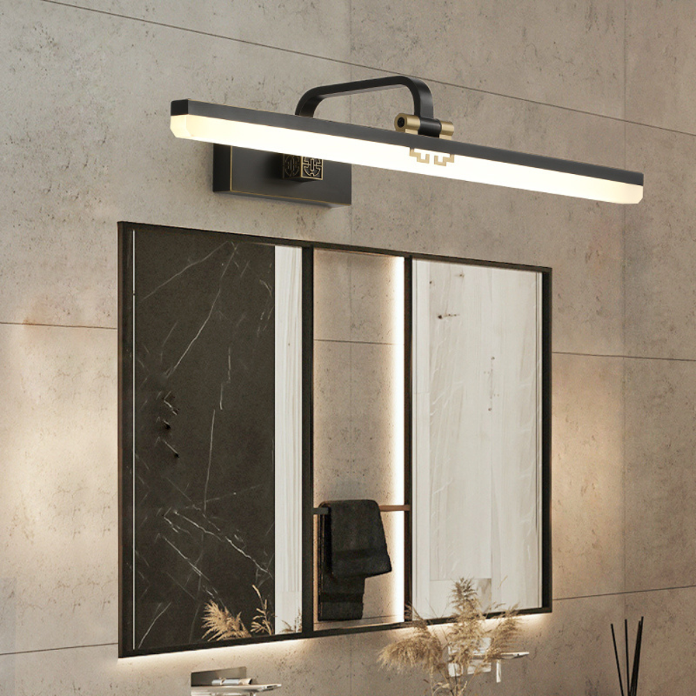 Aplique para Espelho de Estilo Oriental 30W 3000K 72CM 7230 COBRE+PVC - iLed7.com