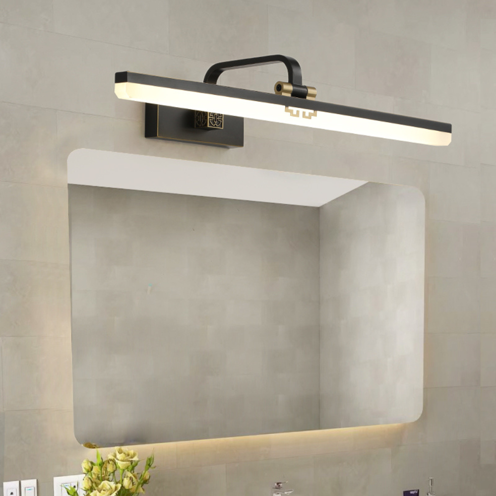 Aplique para Espelho de Estilo Oriental 30W 3000K 72CM 7230 COBRE+PVC - iLed7.com