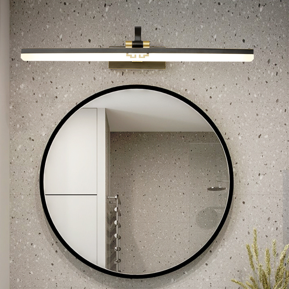 Aplique para Espelho de Estilo Oriental 30W 3000K 72CM 7230 COBRE+PVC - iLed7.com