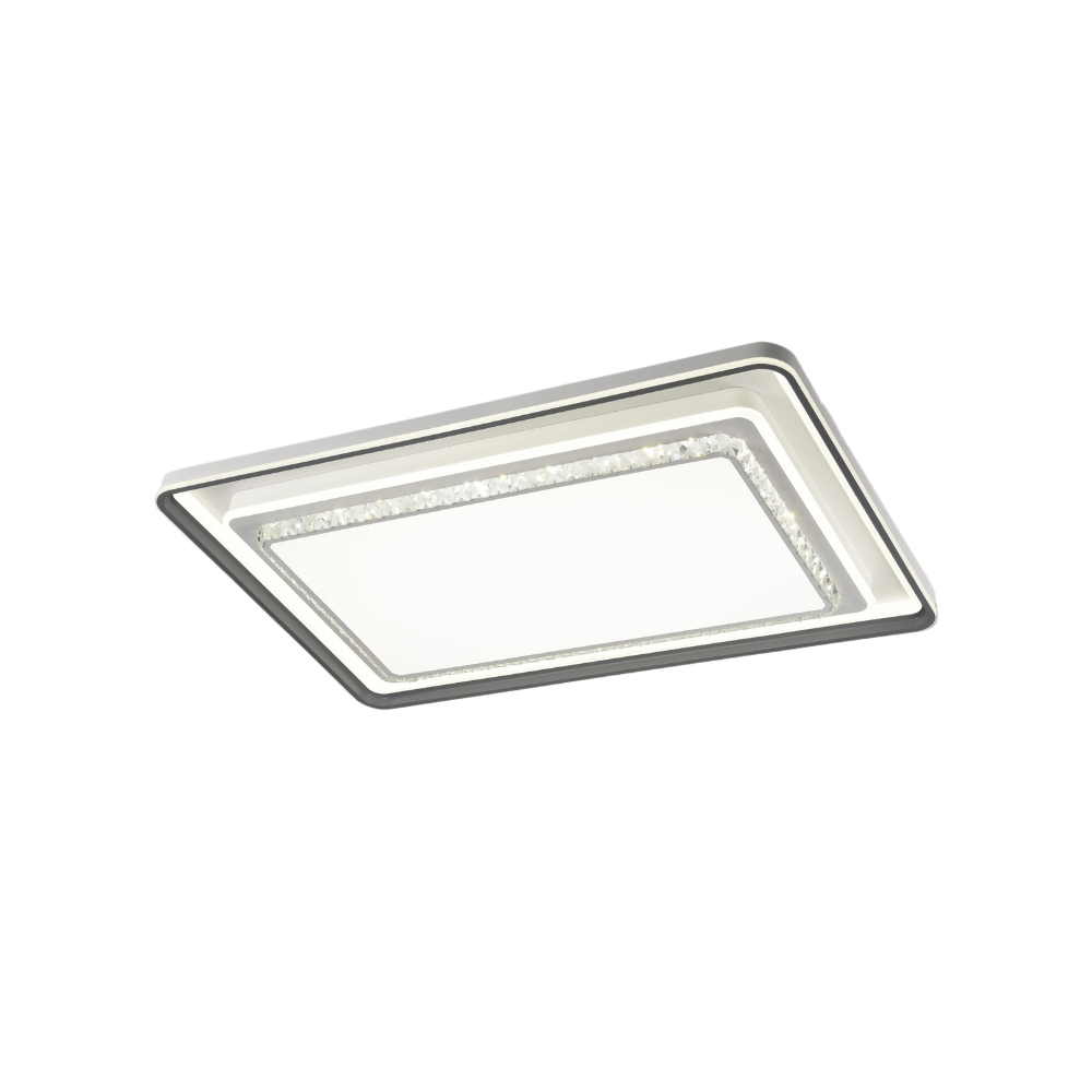 Candeeiro Cristal Retangular 400W 1100mmx750mm CCT - iLed7.com