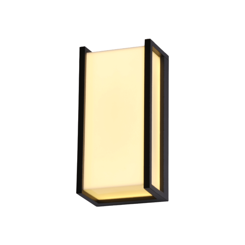 Aplique Retangular Cinza 12W 4000K 1200lm IP54 - iLed7.com