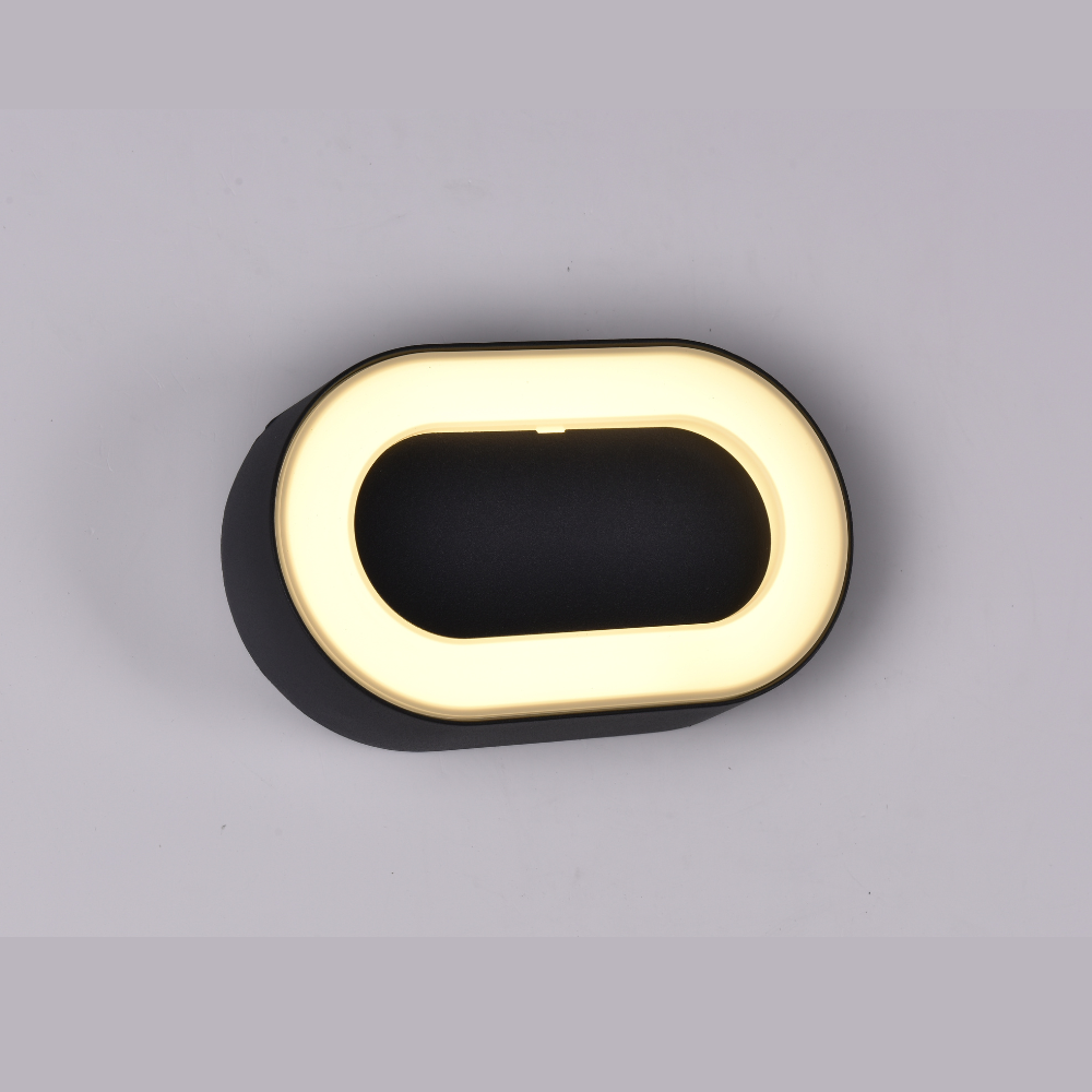 Aplique LED 2804 12W 1200LM 4000K 200*120*H45mm Cinza IP54 LED7