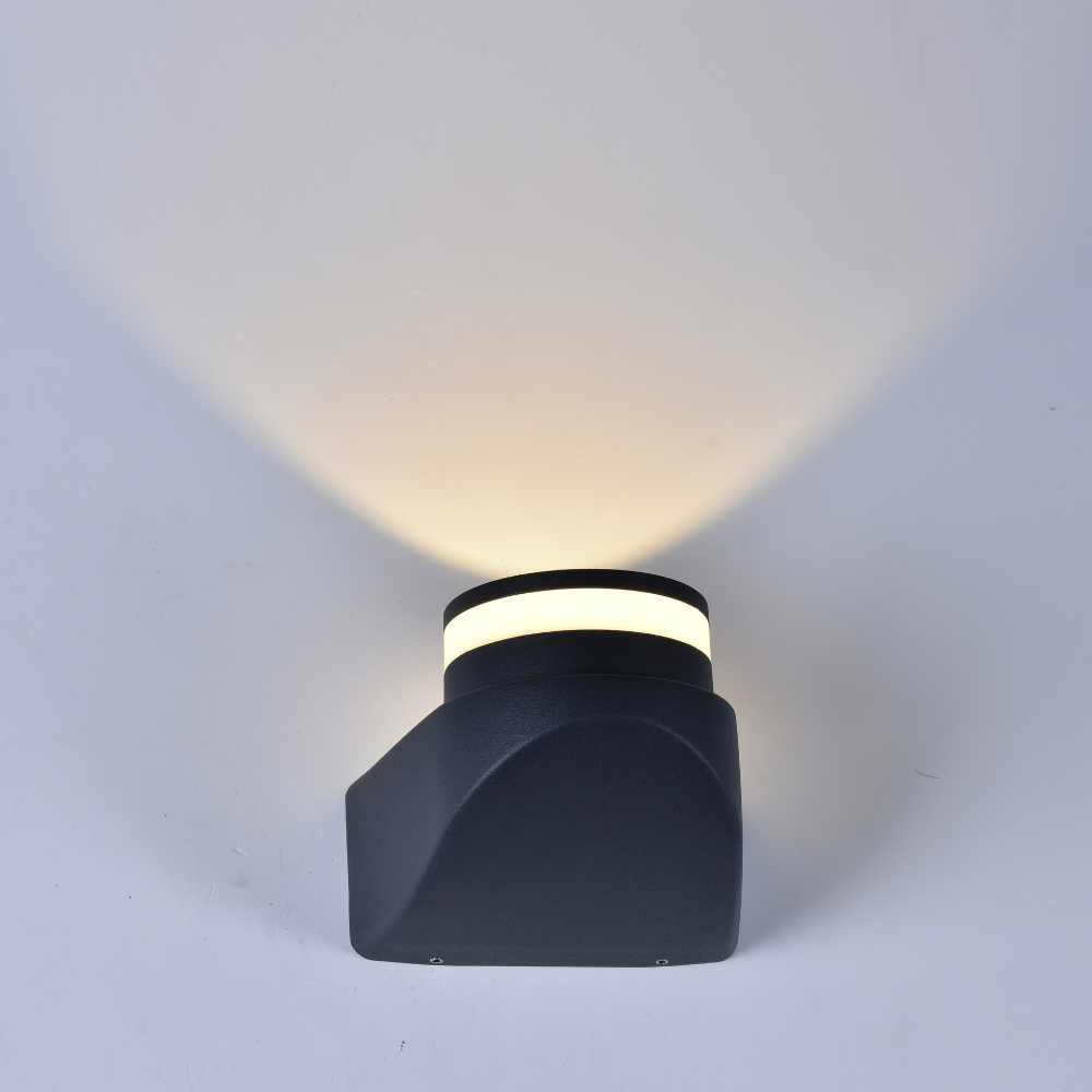 Aplique LED 6601 5W 500LM 4000K 140*103*127mm Cinza IP54 LED7