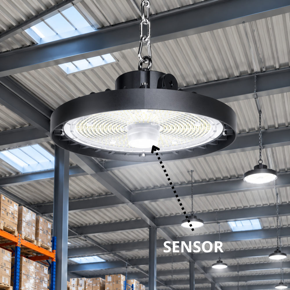 Sensor para Campânula LED Série HB com Comando – Controlo de Movimento