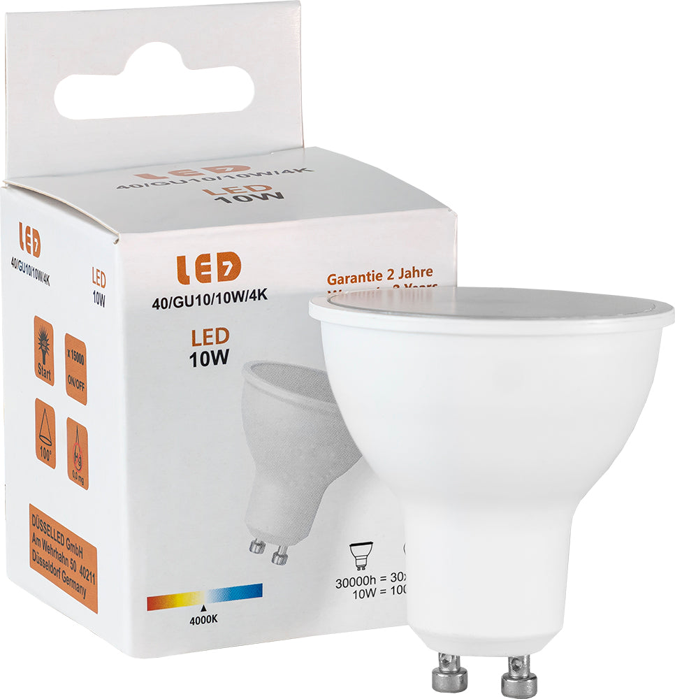 LÂMPADA LED GU10 10W 920LM LED7