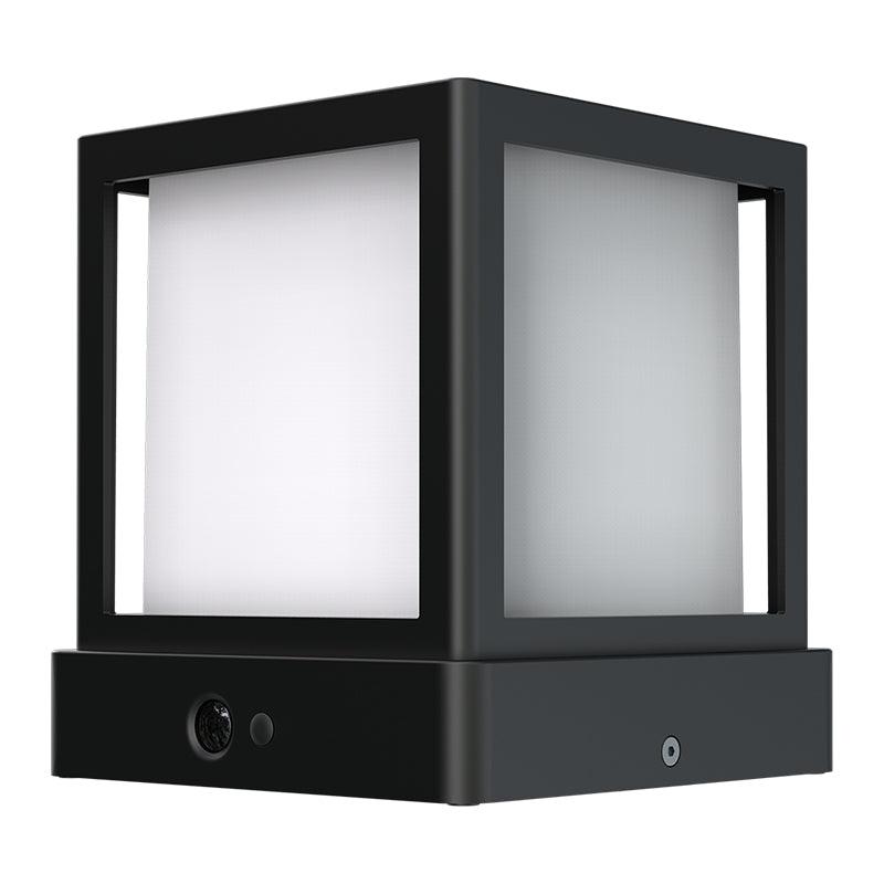 Sobremuro Exterior Solar Preto 20W 4000K - iLed7.com