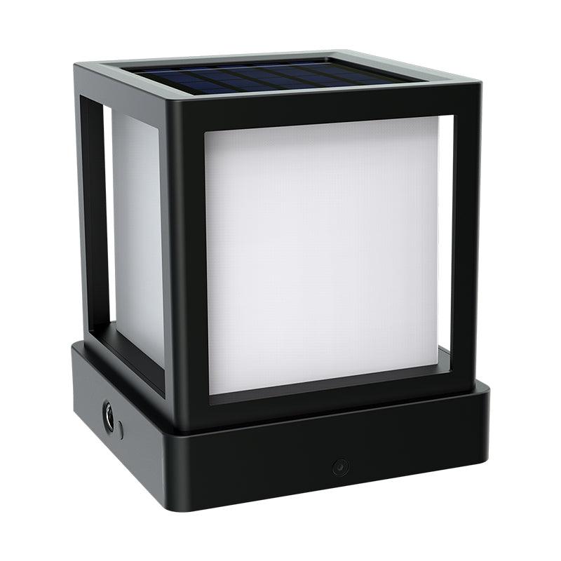 Sobremuro Exterior Solar Preto 20W 4000K - iLed7.com