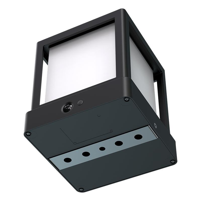 Sobremuro Exterior Solar Preto 20W 4000K - iLed7.com