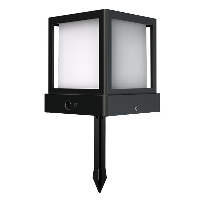 Sobremuro Exterior Solar Preto 20W 4000K - iLed7.com