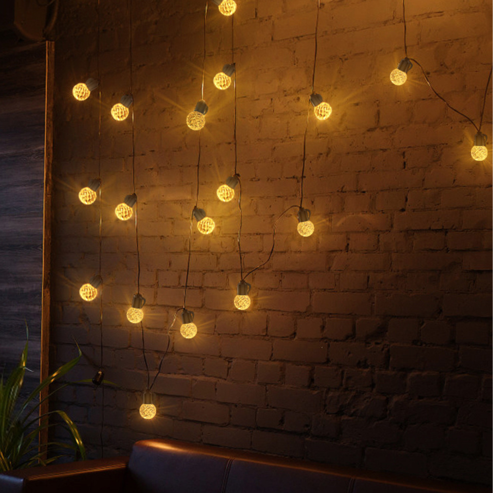 FESTOON LED G40C 20W 2700K 1600LM IP65 16M C/ 20 LÂMPADAS LED7