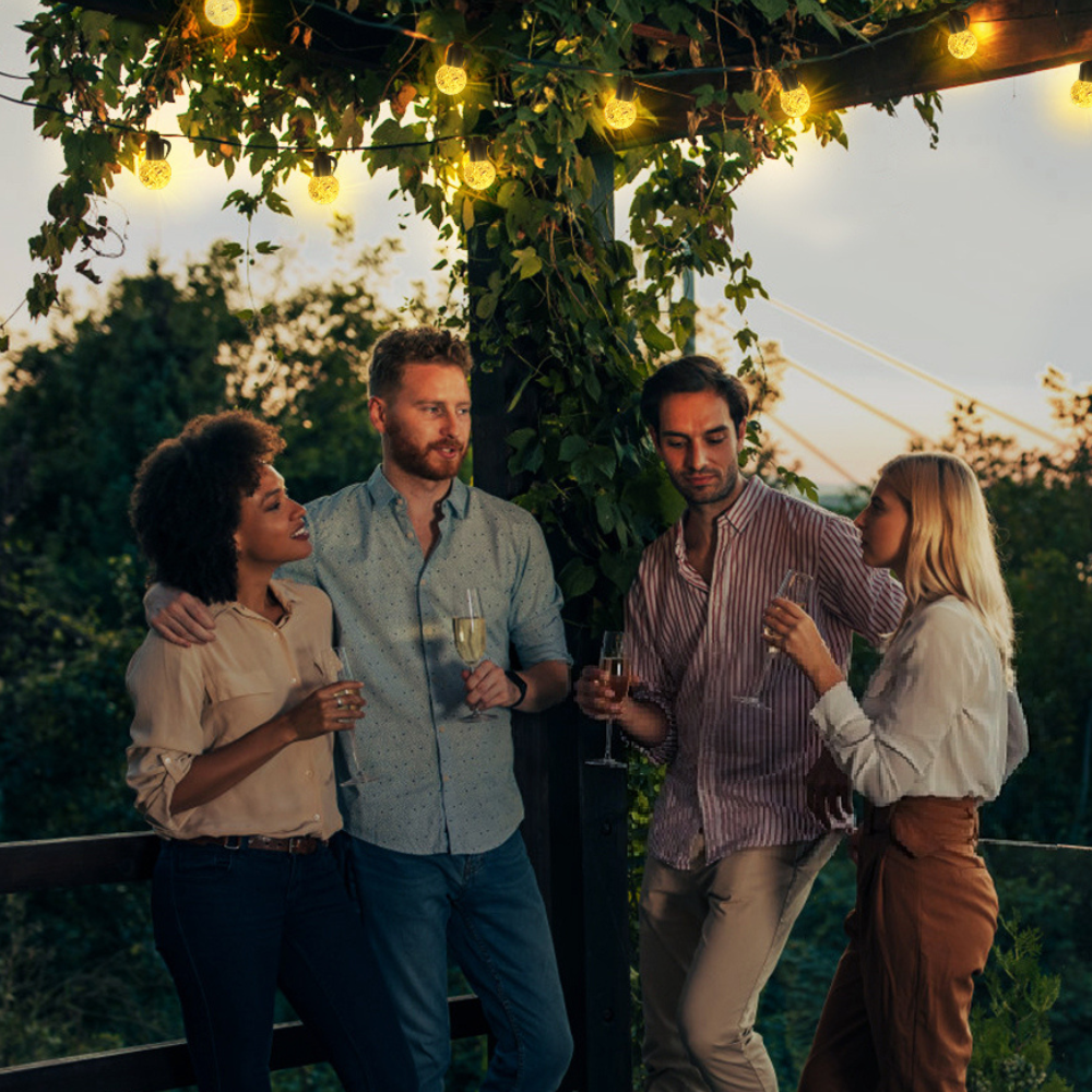 FESTOON LED G40C 20W 2700K 1600LM IP65 16M C/ 20 LÂMPADAS LED7