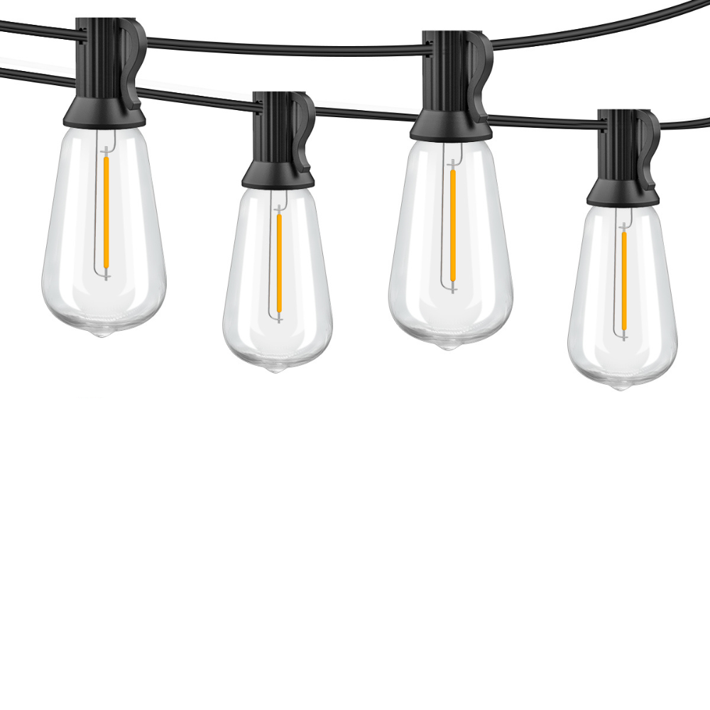 FESTOON LED ST35 16W 2700K 520LM IP44 8,5M C/ 16 + 1 LÂMPADAS LED7