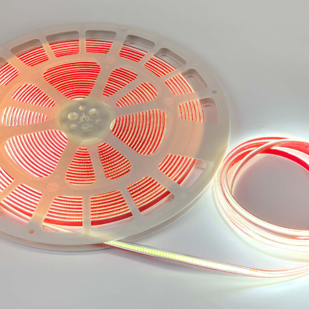 Fita LED COB 230V 10W/M 1100LM/M IP65 20M Corte: cada 50cm