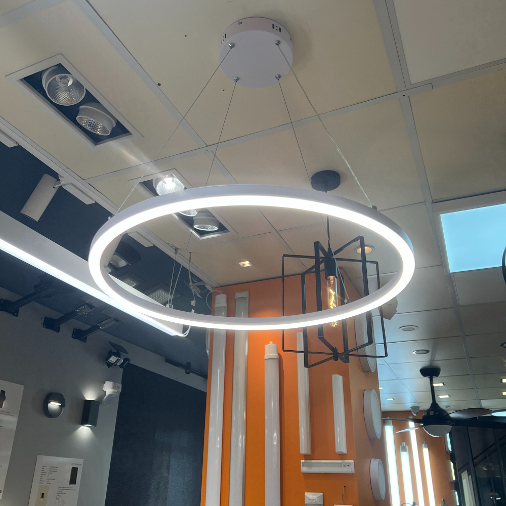 CANDEEIRO DE TETO ORBITA CCT 48W Ø600MM 4800LM IP20 LED7