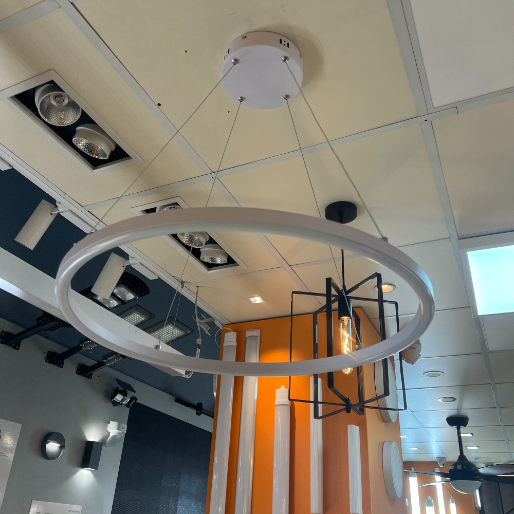 CANDEEIRO DE TETO ORBITA CCT 48W Ø600MM 4800LM IP20 LED7