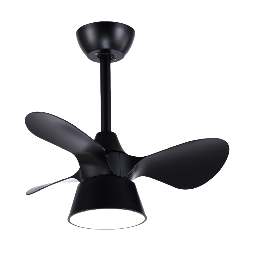 VENTILADOR LED PRETO 32W CCT C/ COMANDO LED7