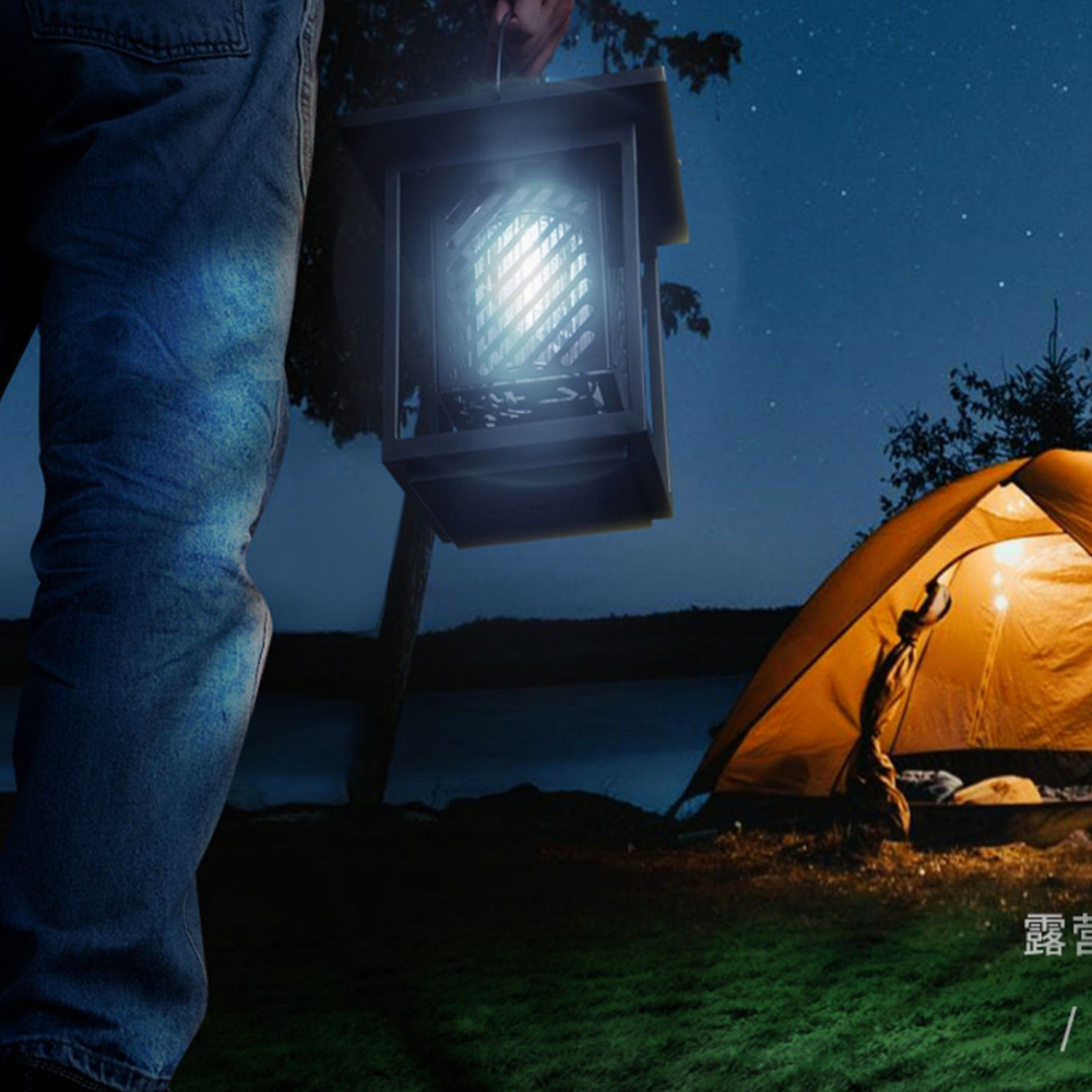 Máquina Solar De Matar Mosquitos 1*1W PAINEL SOLAR/USB IPX4 LED7