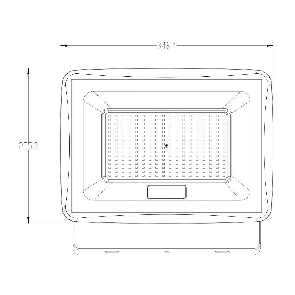 Projetor Exterior FL7 Preto 200W 18000lm IP65 LED7