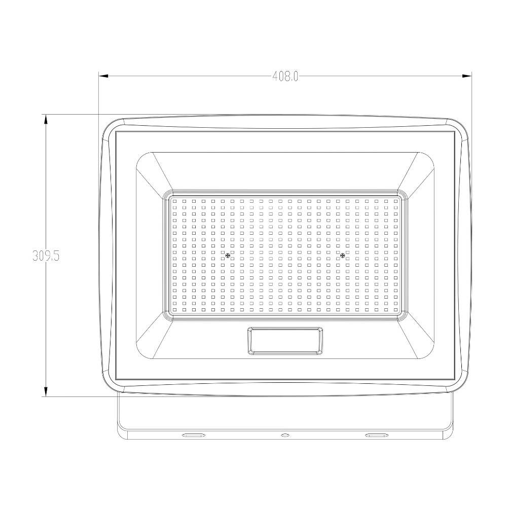 Projetor Exterior FL7 Preto 300W 27000lm IP65 LED7