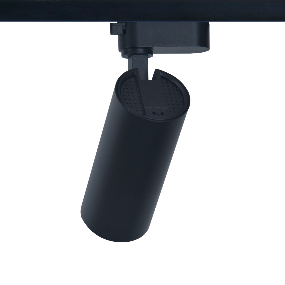 Foco/Projetor de Calha Preto LED 10W CCT 1100LM 24º LED7