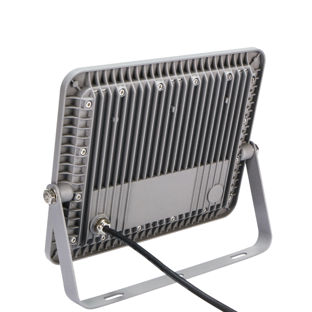 PROJETOR LED EXTERIOR FL9 CINZA 100W 9000LM IP65 LED7