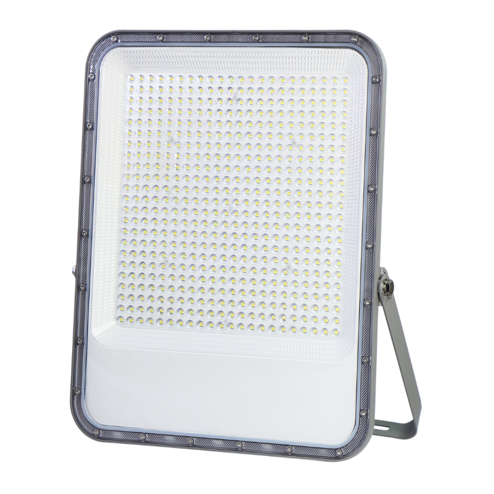 PROJETOR LED EXTERIOR P/ CAMPO DE FUTEBOL CINZA 400W 40000LM IP65 LED7