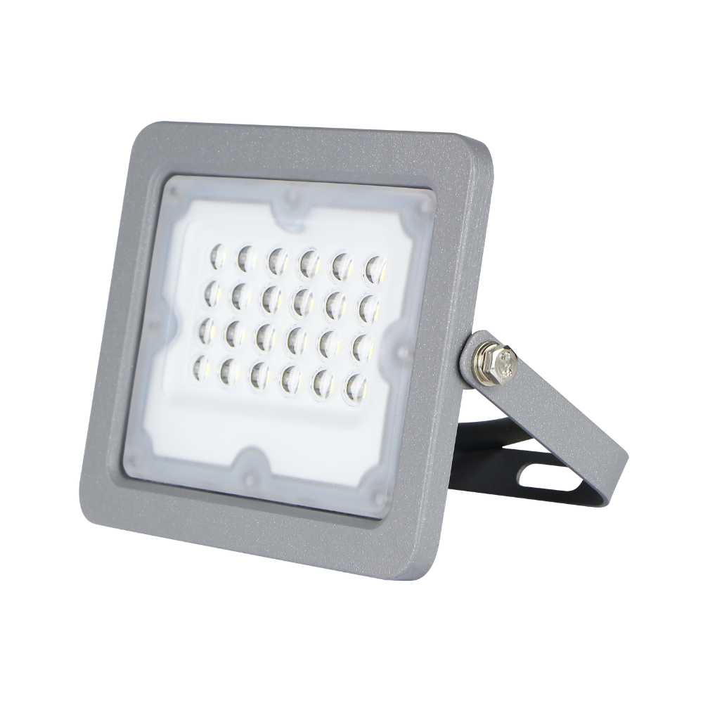 PROJETOR LED EXTERIOR FL9 CINZA 20W 1800LM IP65 LED7