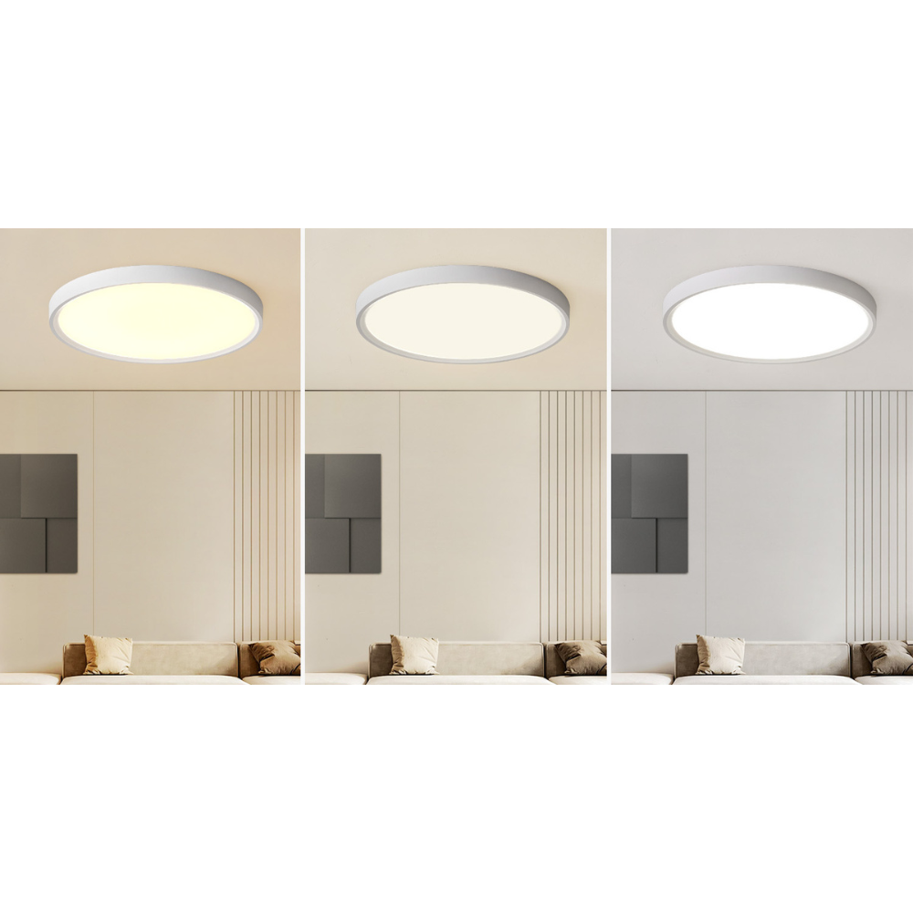 Plafon Slim Branco 18W 1800LM CCT Ø230mm IP44 LED7