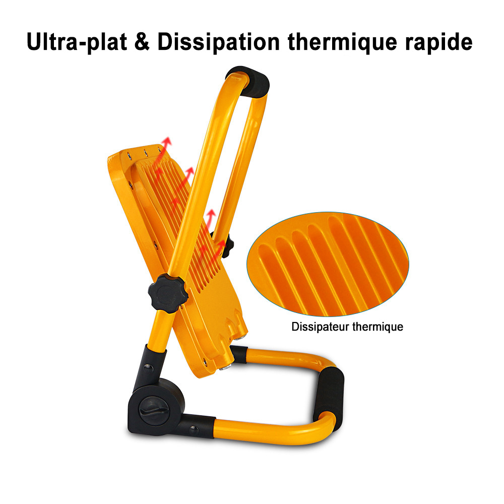 Projector LED Portátil *Tipo Obras* C/ Bateria Recarregável Via USB IP65 LED7