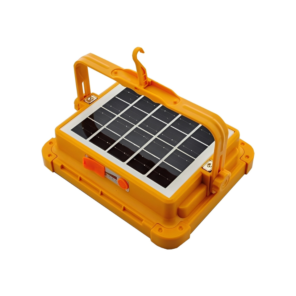 Projetor Solar Luz de Emergência CCT+Azul/Vermelho C/ Carregamento USB IP20