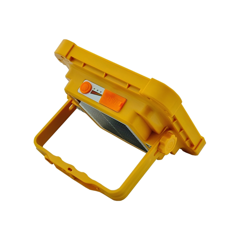 Projetor Solar Luz de Emergência CCT+Azul/Vermelho C/ Carregamento USB IP20