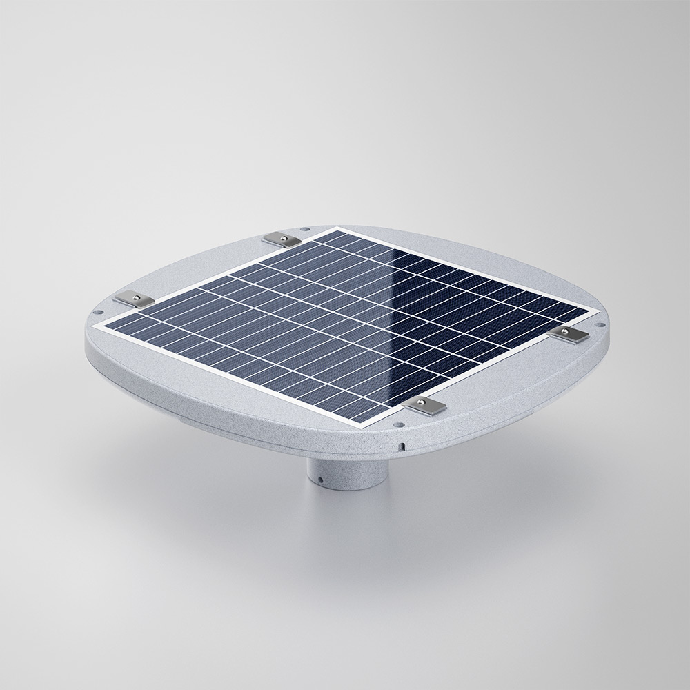 Projetor Solar Público SLL-09 4000K 20W 2000LM IP65 - iLed7.com