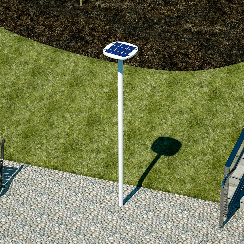 Projetor Solar Público SLL-09 4000K 20W 2000LM IP65 - iLed7.com