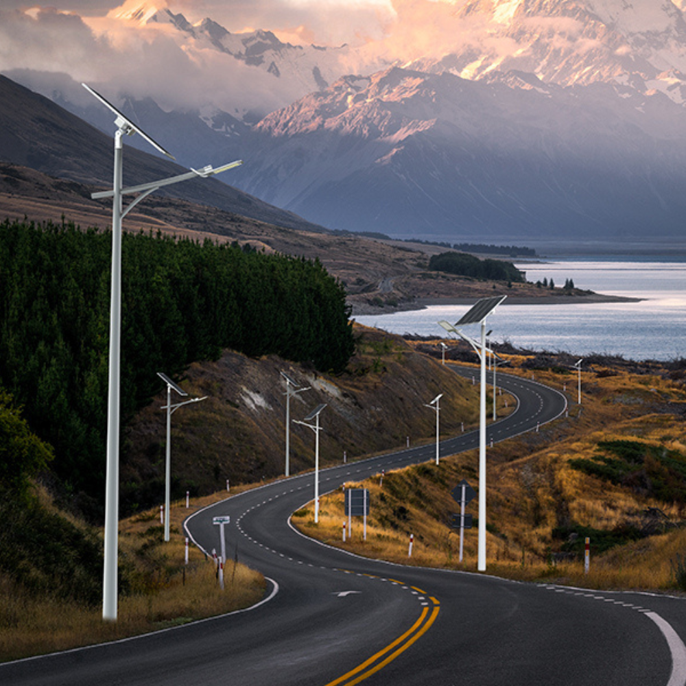 Projetor Solar Público SSL-66 60W 3000K 6000LM IP65 - iLed7.com