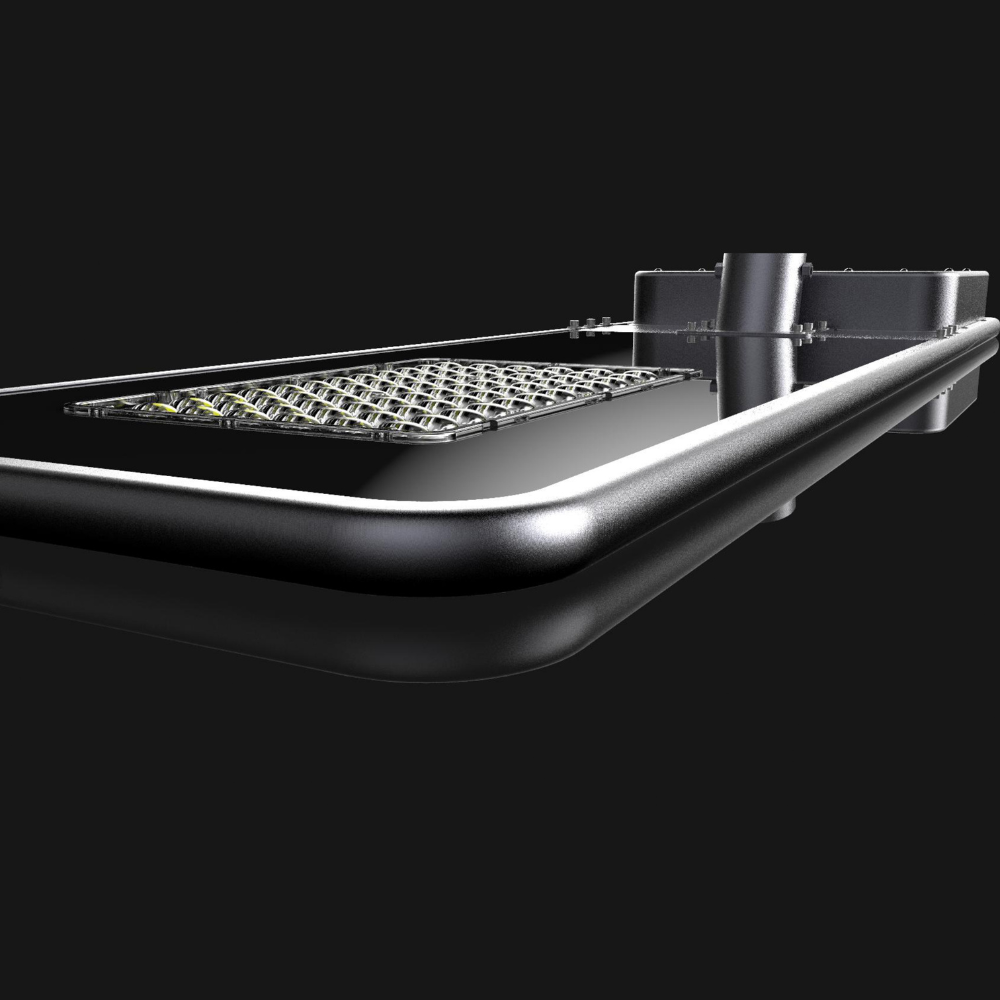 Projetor Solar Público SSL-96 3000K 60W 6000LM IP65 - iLed7.com