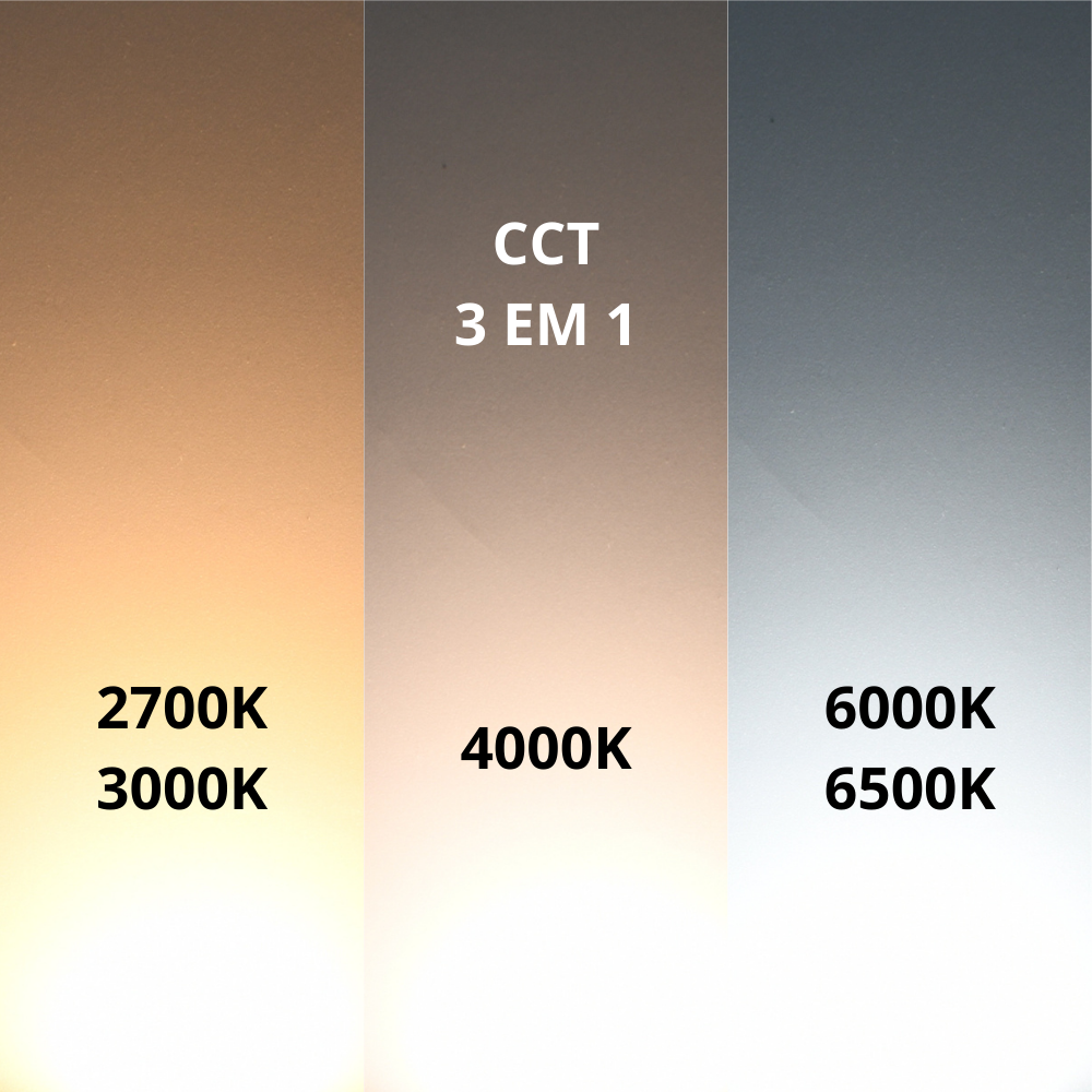 Armadura LED T5 C/ Interruptor 1,2M 16W 1600LM CCT/ROSA IP20 LED7