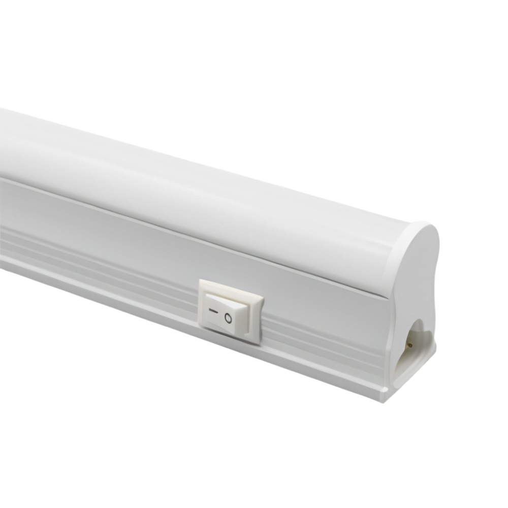 Armadura LED T5 C/ Interruptor 0,6M 8W 900LM IP20 LED7