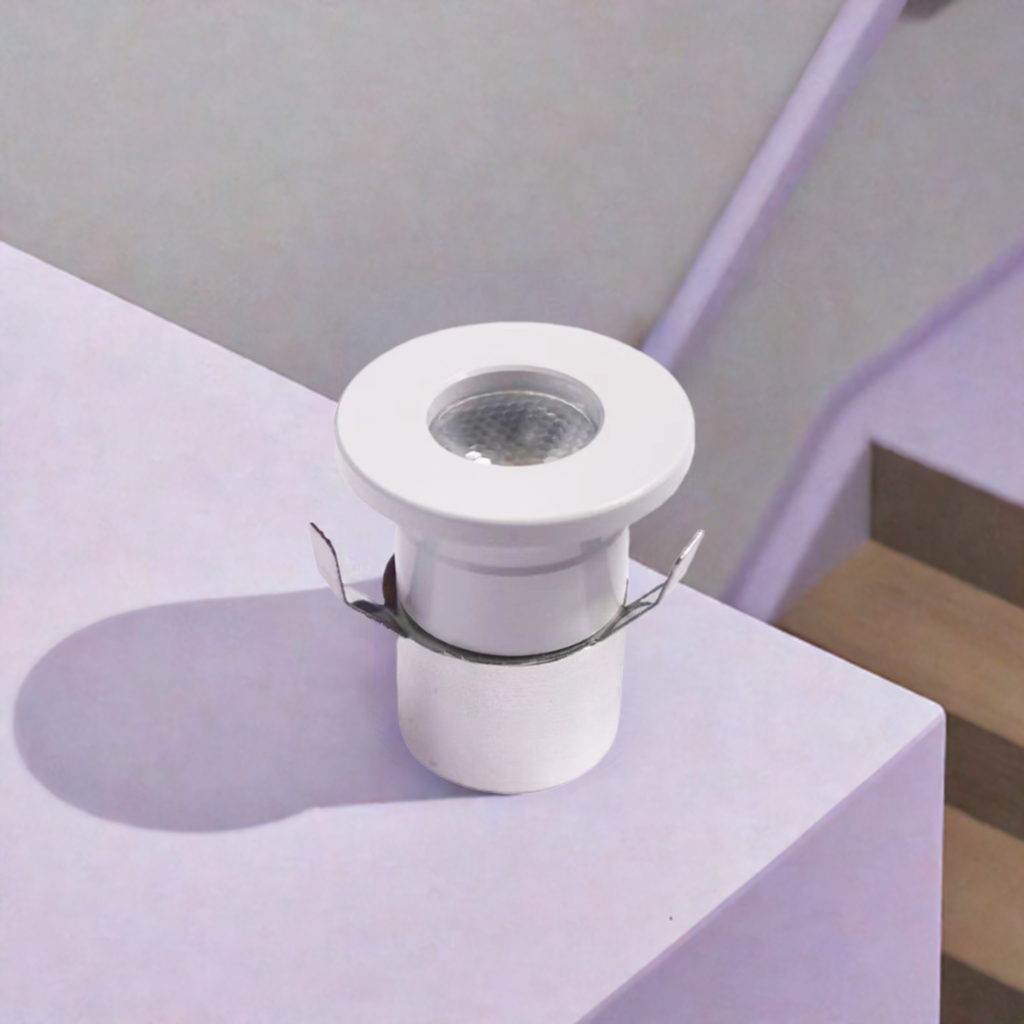 Balizador LED L1 1W 85lm COB OSRAM IP20 ARO BRANCO